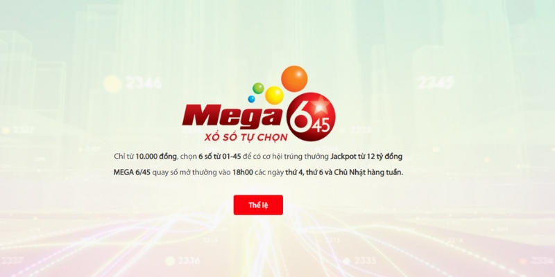 Giá trị giải thưởng thực tế Mega 6/45