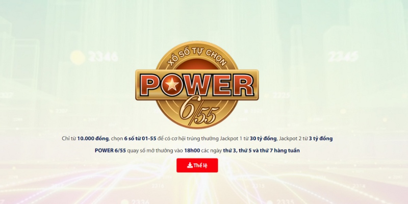 Giá trị giải thưởng thực tế Power 6/55